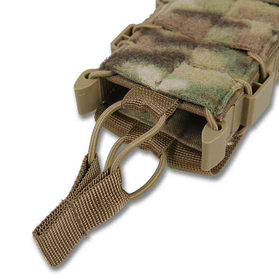 Відкритий підсумок на 1 магазин Kiborg M-1 велкро мультикам. Жорсткий підсумок з велкро на один магазин Київ