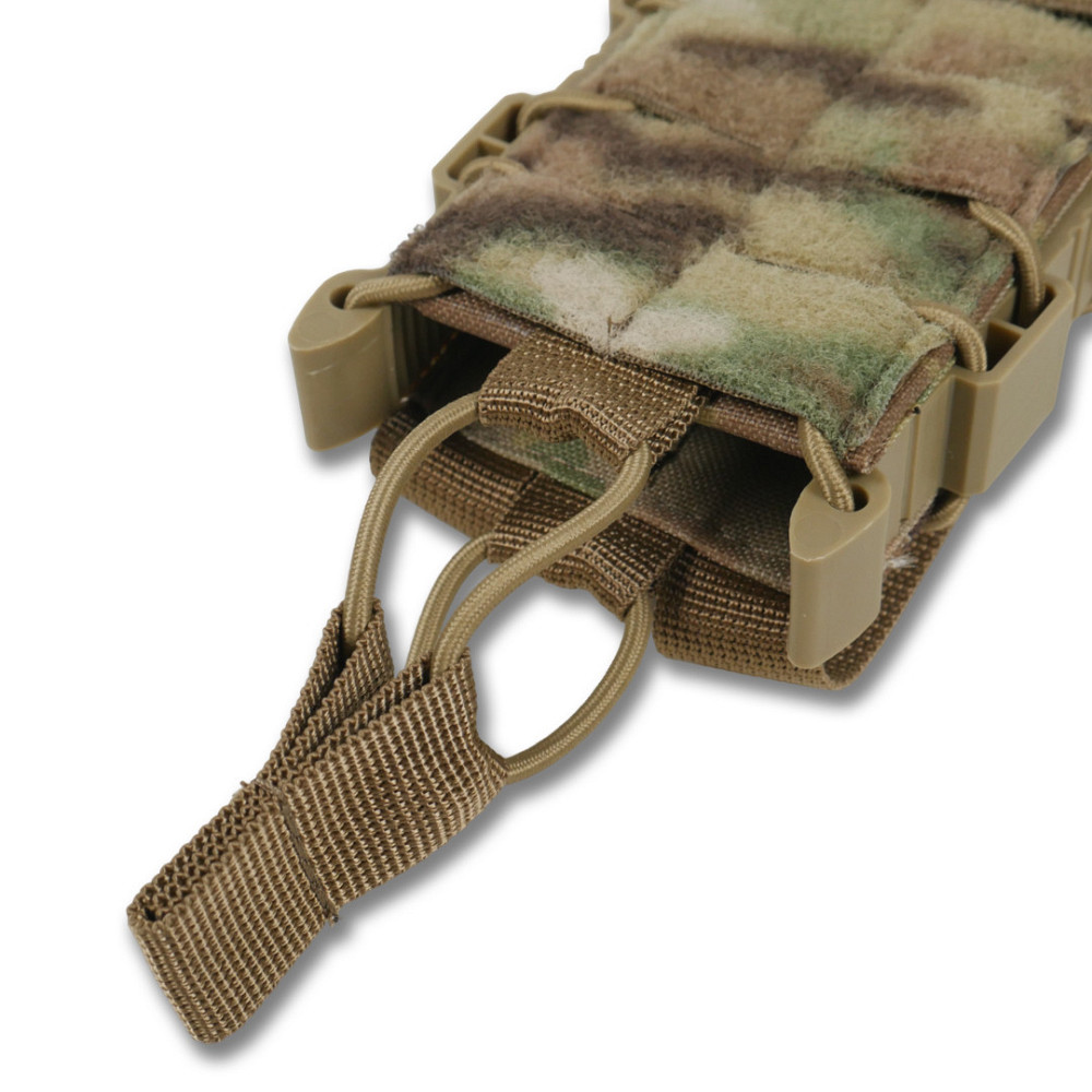 Відкритий підсумок на 1 магазин Kiborg M-1 велкро мультикам. Жорсткий підсумок з велкро на один магазин Київ - фото 6