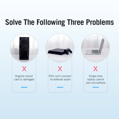 Звуковая плата Vention Audio USB 2х3,5mm jack Metal (VAB-S17-B) Винница - изображение 11