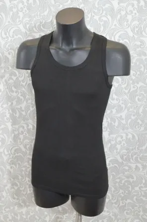 Майка мужская черная из хлопка Lans 11/002 XL Киев