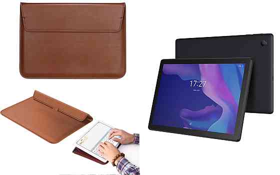 Чехол-конверт VitoCase для Alcatel 1T Smart 10.1 8092 Prime, с функцией подставки для планшета Коричневый Киев