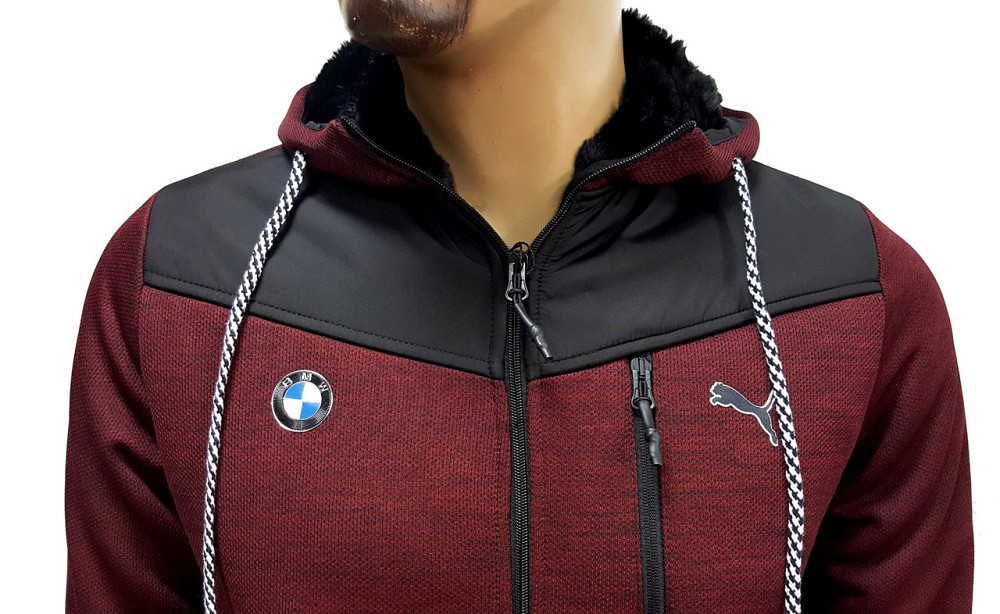 Мужская трикотажная кофта- куртка на меху Puma Thumbnail 1 of BMW M Motorspor,оригинал Киев - изображение 7