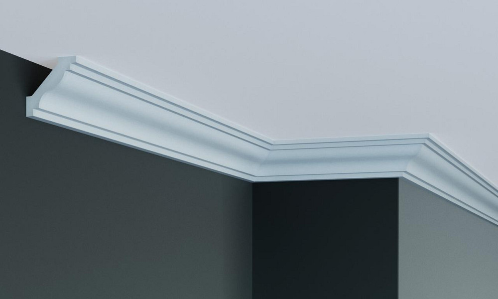 Карниз полиуретановый гладкий Gaudi Decor P 212 Днепр - изображение 1