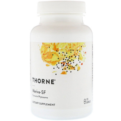 Травы Thorne Research Фитосома Куркумина, Meriva-SF, Curcumin Phytosome, 120 Капс (THR-00484) Винница - изображение 1