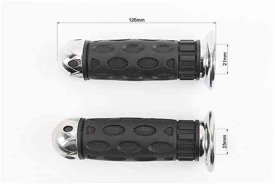 Рукоятка керма лів./пр. к-кт з хром. наконечниками, тип 2 Київ