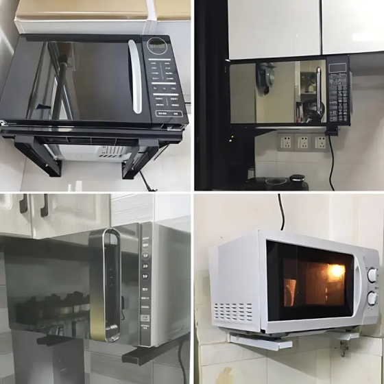 Кріплення для мікрохвильової печі чорне Харків