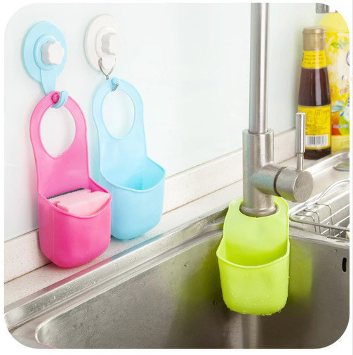 Корзинка для губок, мочалок голубой Киев - изображение 2