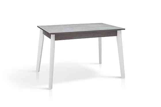 Стіл обідній ПОРТЛЕНД (1130+500)*695, сірий/білий Київ