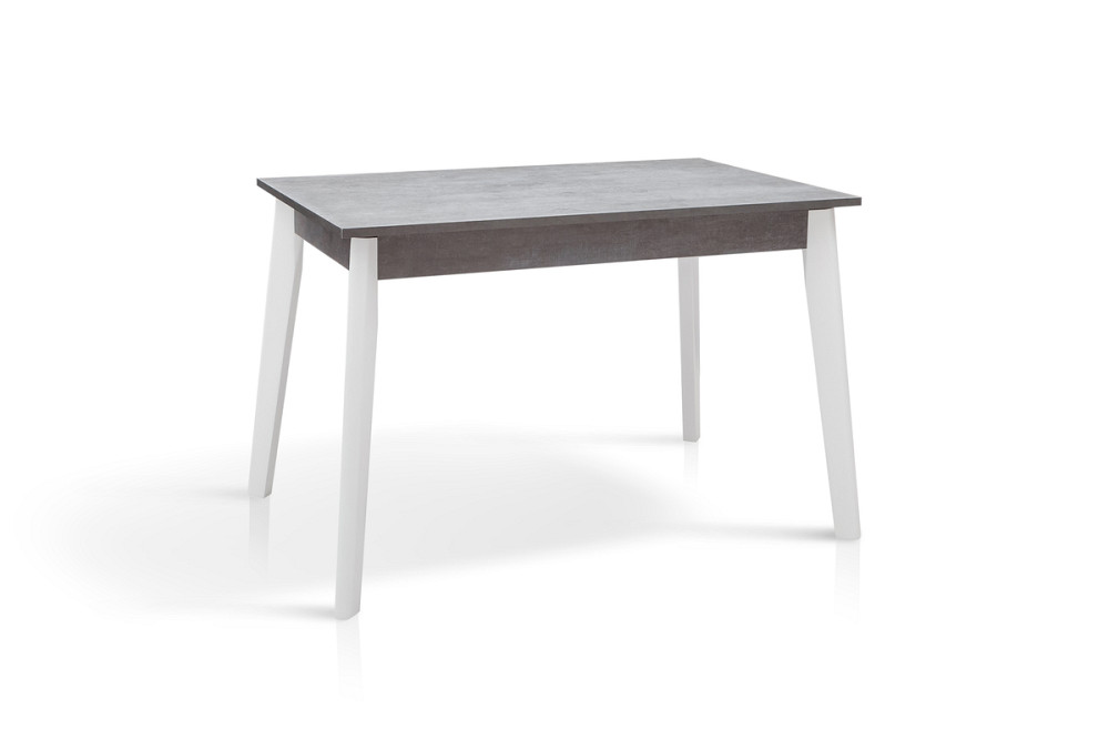 Стіл обідній ПОРТЛЕНД (1130+500)*695, сірий/білий Київ - фото 3