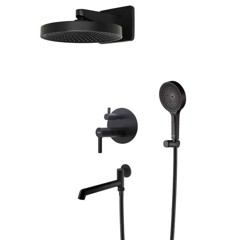 Вбудована душова система Koer KB-66029-05 3 функції Колір чорний (KR5492) ( 22630 ) Харків - фото 1
