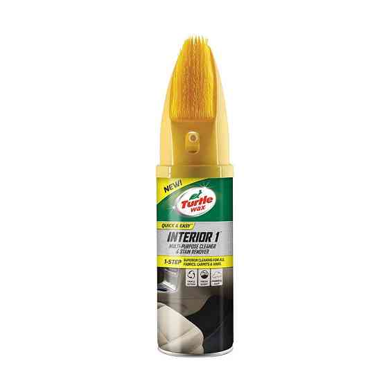 Очисник тканинної оббивки Turtle Wax Quick&Easy Interior1 аерозоль з щіткою 400мл Львів