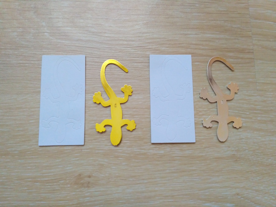 Наклейка Пластикова Ящірка Золото, Срібло Київ - фото 2