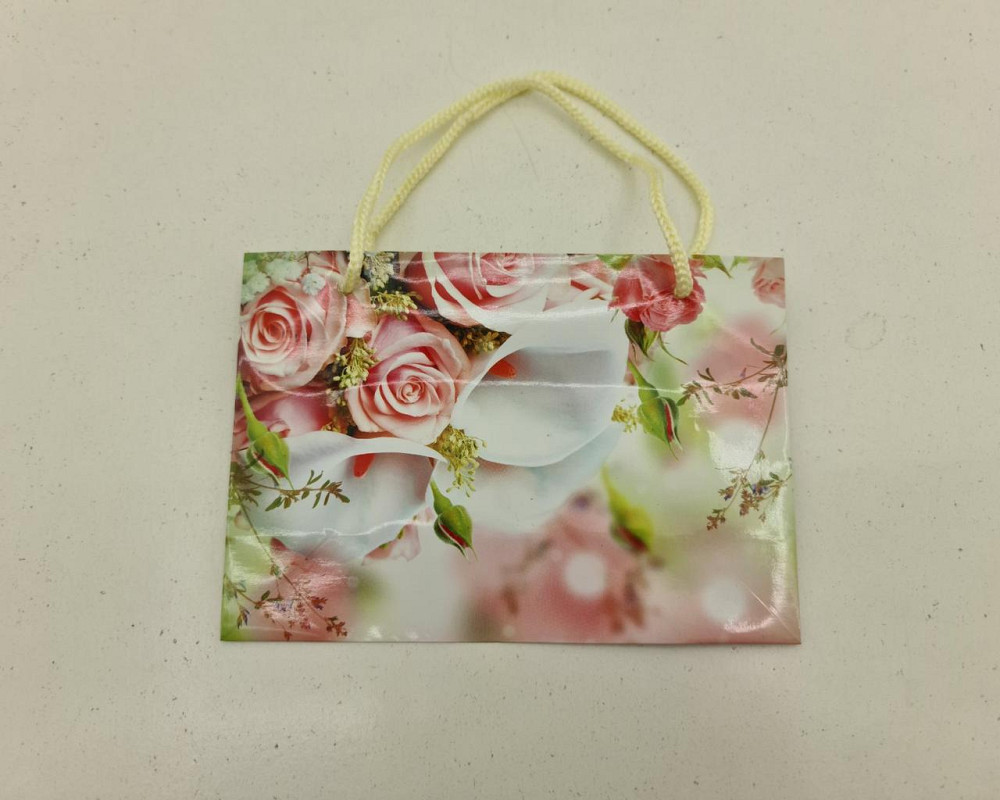 Пакет бумажный малый горизонтальный 11/18/5(арт М009) (12 шт) Харьков - изображение 3