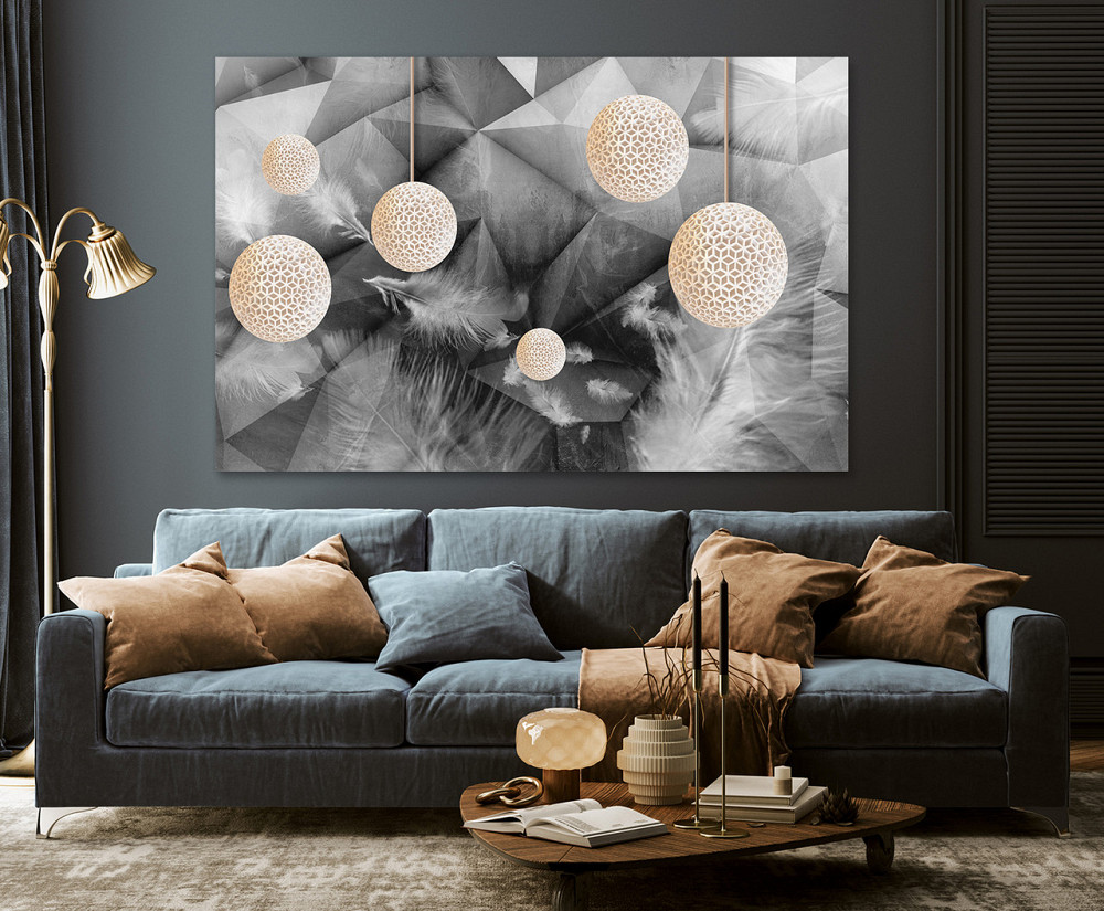 Картина полотно у вітальню / спальню   Абстракція     MLP_260 ( 60х30см ) 40x80 см Київ - фото 3