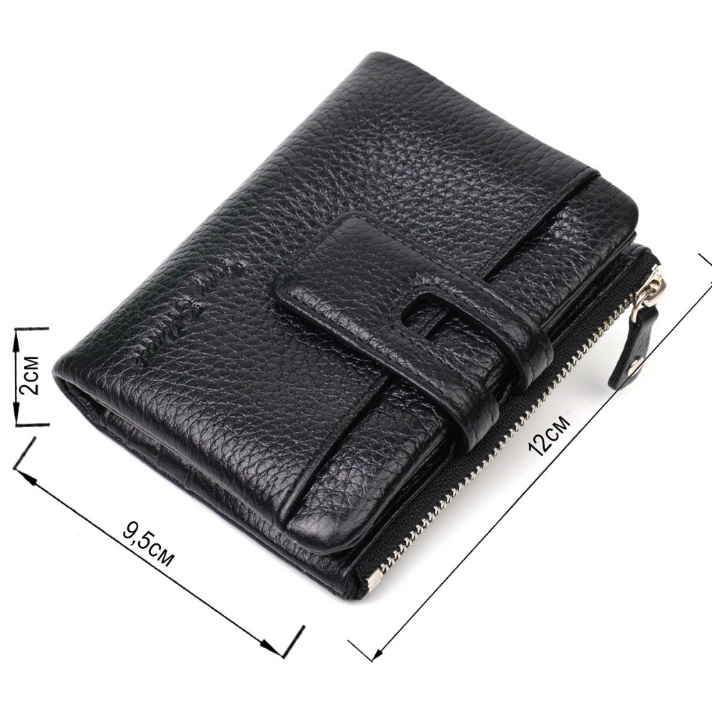 Практичный женский кошелек из натуральной кожи Tony Bellucci 22060 Черный Киев - изображение 9