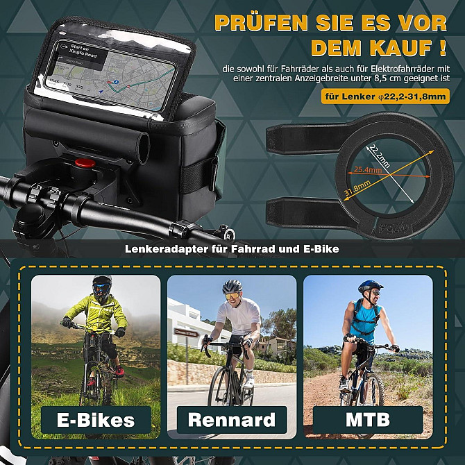 Велосумка на кермо West Biking Луцк - изображение 3