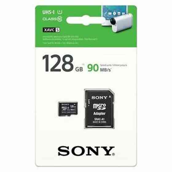 microSDXC (UHS-1 U1) Sony 128Gb class 10 (90MB/s) (adapter SD) Киев