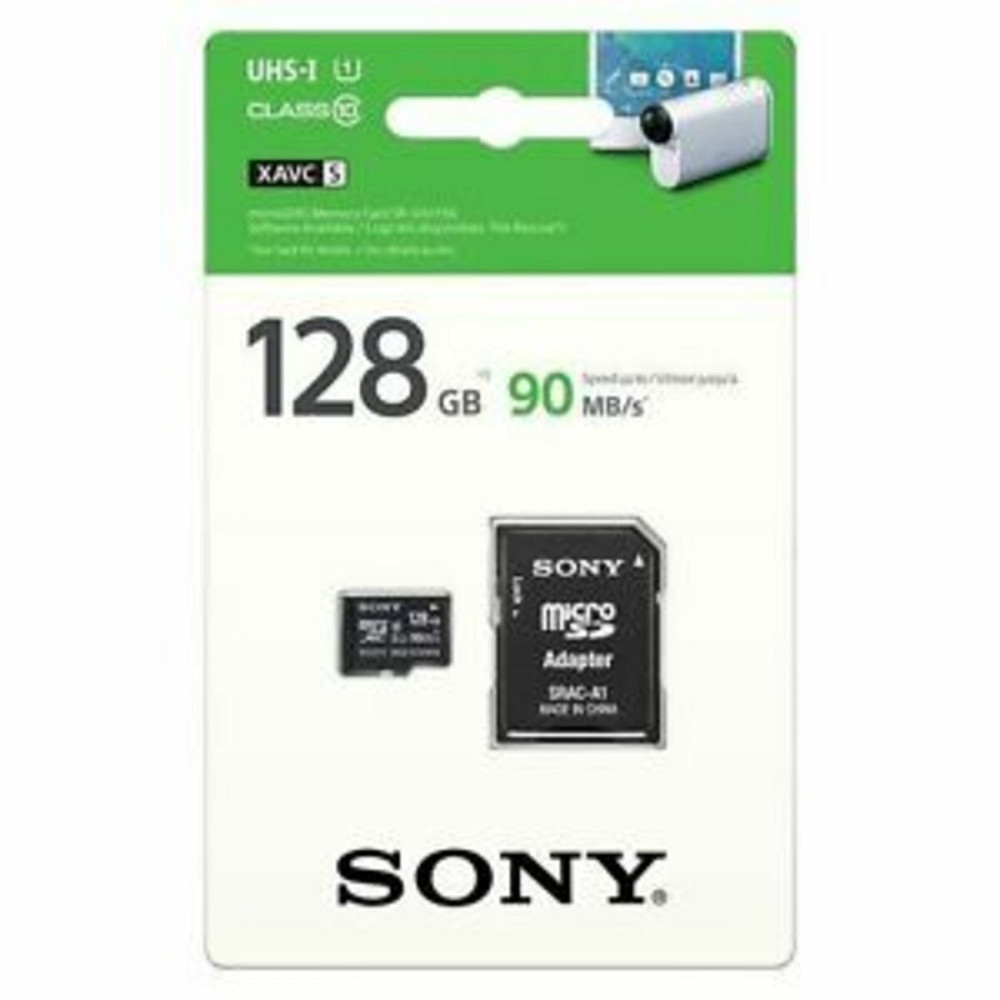 microSDXC (UHS-1 U1) Sony 128Gb class 10 (90MB/s) (adapter SD) Київ - фото 1