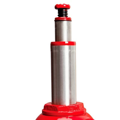 Домкрат GTM гідравлічний пляшковий 2т (150-370мм) двохштоковий (TF0202) Вінниця - фото 2