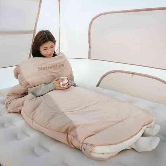 Спальний мішок овальний Naturehike PS200 CNK2350WS026 (Бежевий) Вінниця