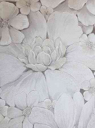 Шпалери вінілові на флізелін Marburg Floralia 1.06х10 квіти піони світло бежеві з сірим 33901 Київ