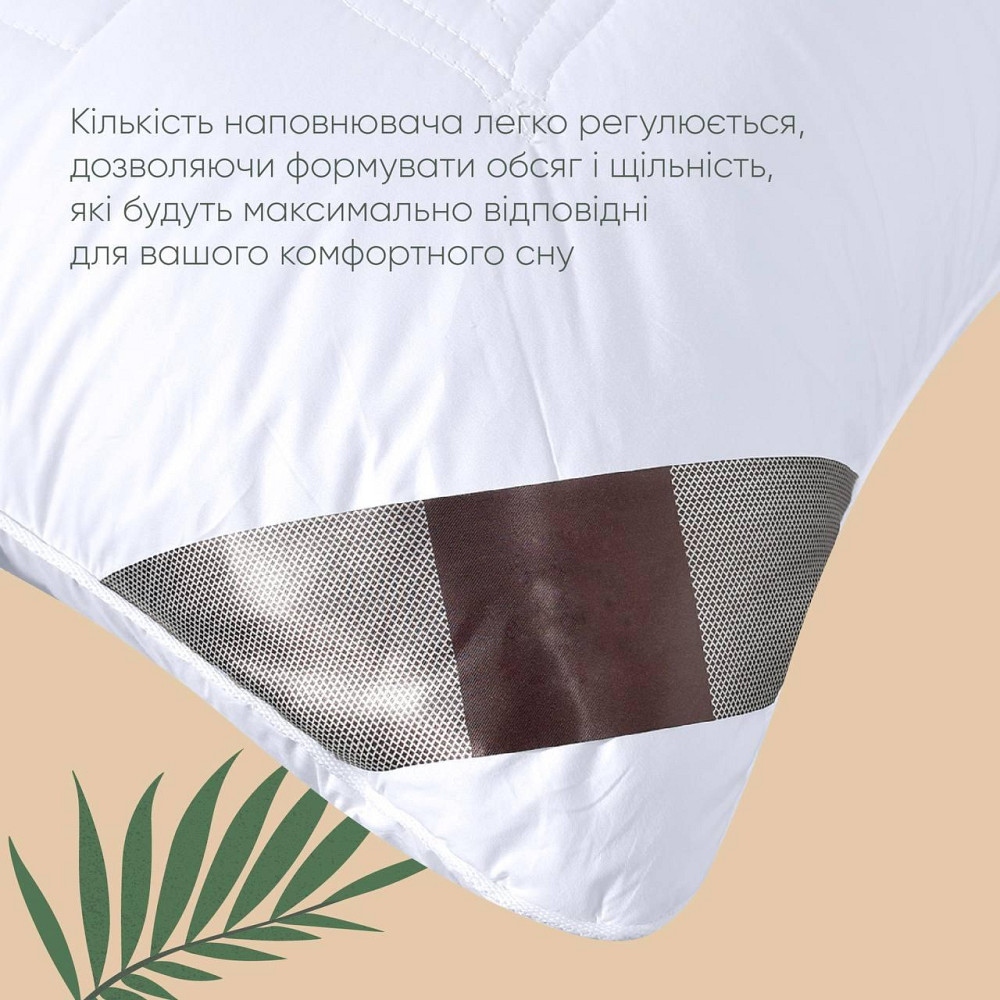 Подушка IDEIA Air Dream Premium біла 50х70 см два чохла з блискавкою (56860880) Чернівці - фото 9