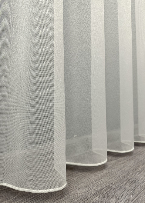 Тюль однотонний "Snow" Туреччина колір кремовий 1203т Київ - фото 7