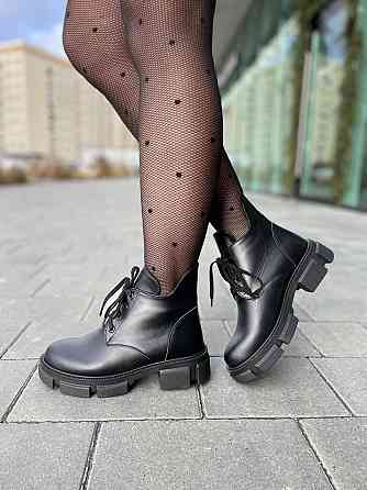 Без бренда Черевики жіночі ARTO 6114/1 чорні (зима, шкіра натуральна) (5217) 36-40 39 Коломия