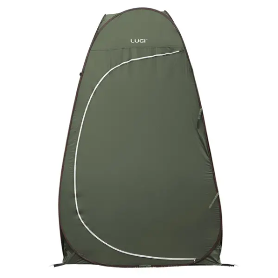 Намет душ-туалет для кемпінгу автомат 120×120×190 (см) тент для душу та туалету туристичний LU-015DGR Хакі Коломия