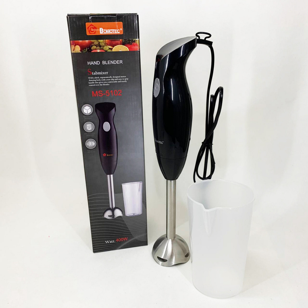 Занурювальний блендер для збивання DOMOTEC MS-5102 400 W, Занурювальні блендери для дому LW-32 Івано-Франківськ - фото 4