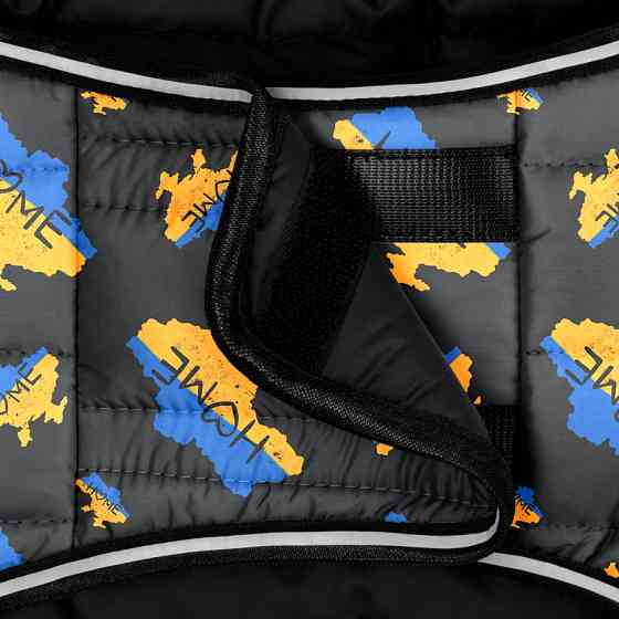 Курточка-накидка для собак WAUDOG Clothes, малюнок "Дом", S, А 32 см, B 41-51 см, С 25-35 см Вінниця