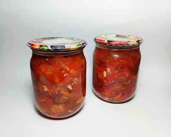 Салат с баклажанами и овощами 0,5 л Киев