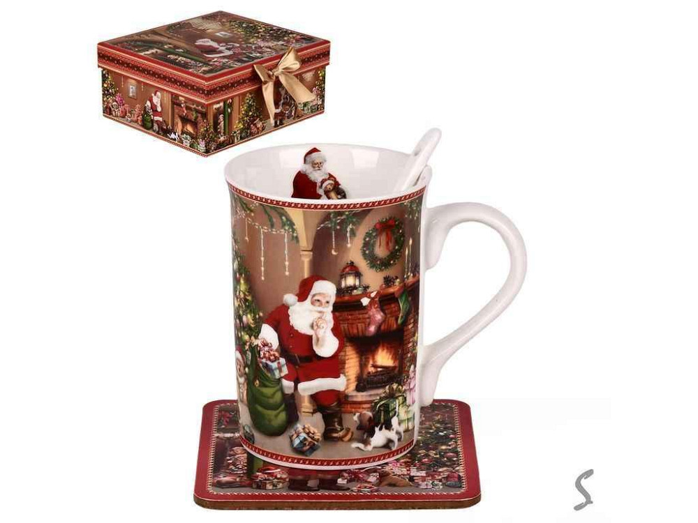 Чашка 300мл New Years gifts 3пр/наб R36291 ТМ STENSON Киев - изображение 1
