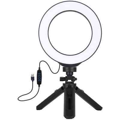 Набір блогера Puluz Ring USB LED lamp PKT3059B 6.2&quot; + table tripod (PKT3059B) Вінниця