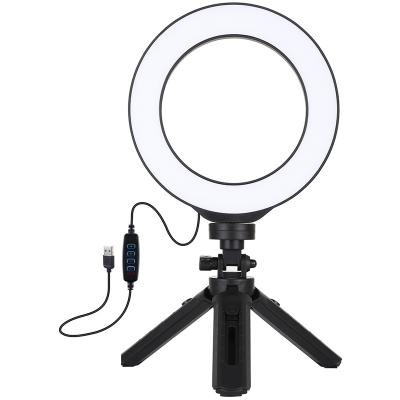 Набір блогера Puluz Ring USB LED lamp PKT3059B 6.2&quot; + table tripod (PKT3059B) Вінниця - фото 1