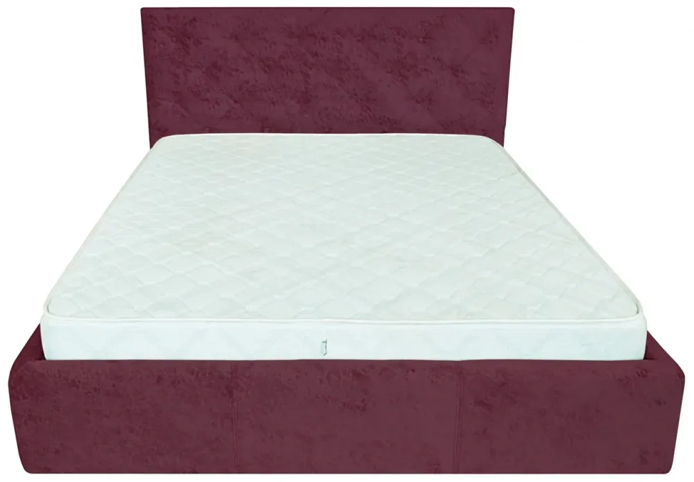 Кровать Двуспальная Bristol Comfort 180 х 190 см Алексис Bordo 07 С подъемным механизмом и нишей для белья Бордовый Киев - изображение 2