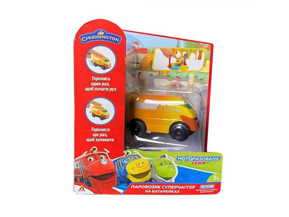 Паровозик Суперчаггер на батарейках EU890404 ТМ Chuggington Київ - фото 1