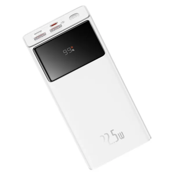 Зарядная батарея Baseus Star-Lord Digital Display 30000mAh Fast Charge 22.5W PPXJ080102 (Белый) Винница