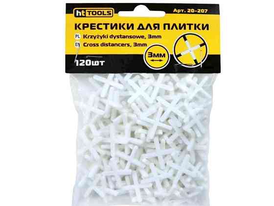 Крестики дистанционные 1мм 150шт для плитки ТМ HT TOOLS Solmir Киев