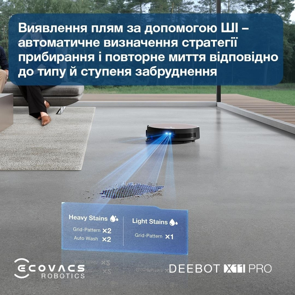 Робот-пилосос Ecovacs Deebot X11 Pro Omni (DEX99-1 Black) ( 10938 ) Харків - фото 20