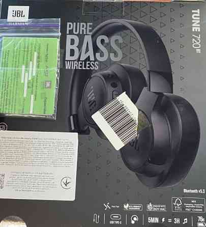 Навушники JBL TUNE 720BT Чорні. Киев