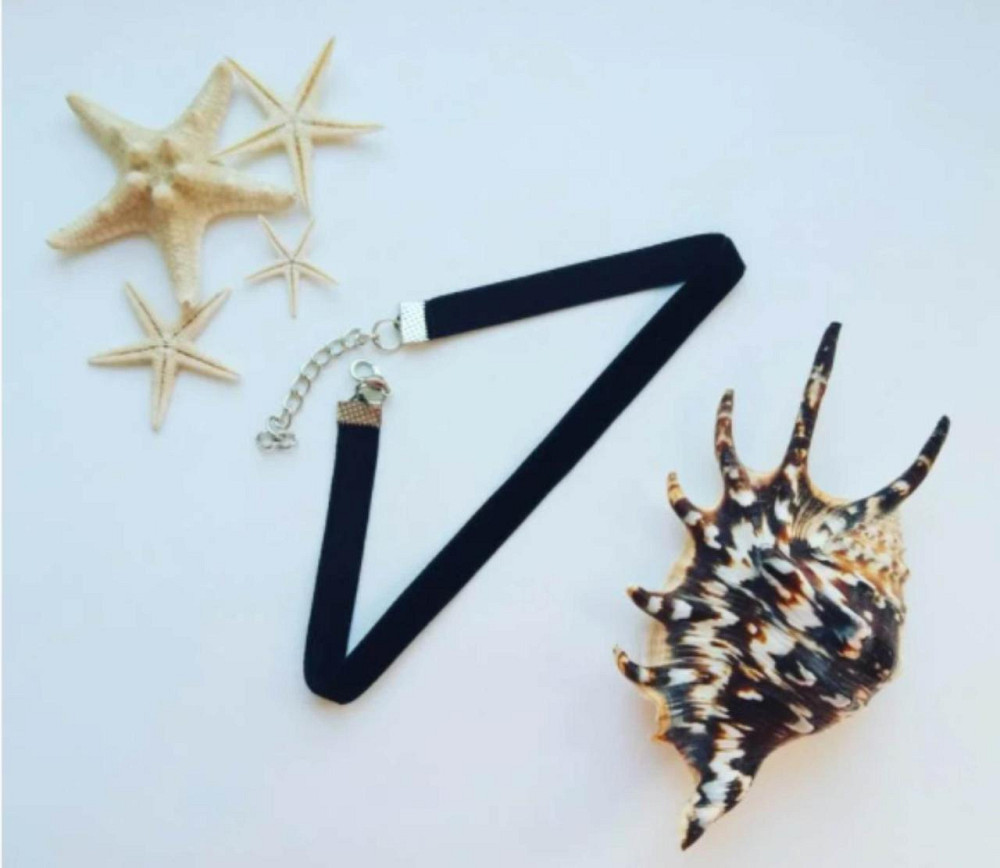 Чокер простий оксамитовий Київ - фото 2