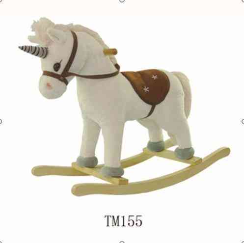 Коник-гойдалка Ramiz TM155 Єдиноріг, білий Київ