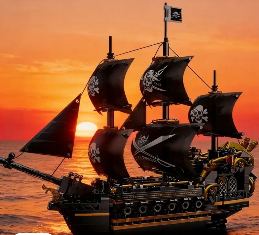 Конструктор корабель Чорна Перлина (+1000деталей) Харків - фото 4