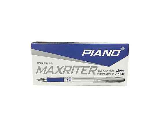 Ручка масляная Piano РТ-338 Maxriter 4км черный (12шт/уп) ТМ КИТАЙ Киев