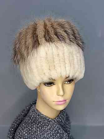 Шапка хутряна жіноча Анжеліка Молочний Харків