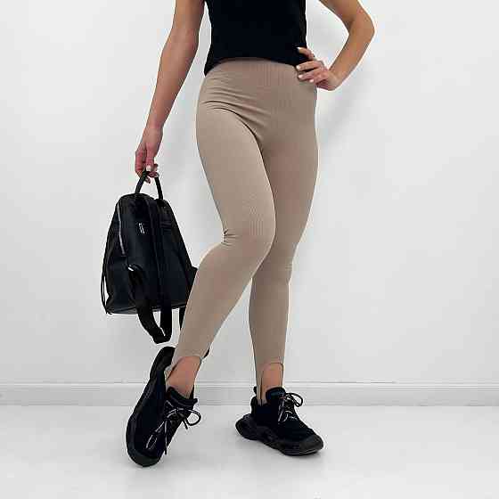 Трикотажные лосины рубчик со штрипками Toffee Киев