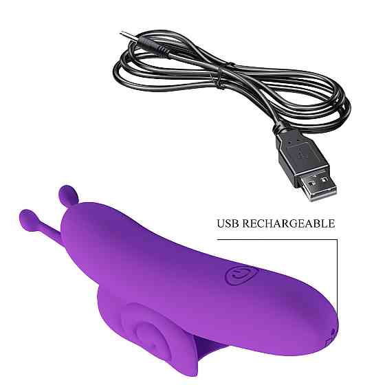 Вибростимулятор PRETTY LOVE Snail Honey Finger, 10 vibration functions Memory function Sex Aura Киев