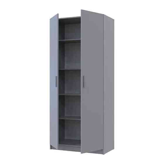 Шкаф для одежды Doros Promo с полками Серый 2 ДСП 90х48х204 DRS-011632 (80737770) Днепр