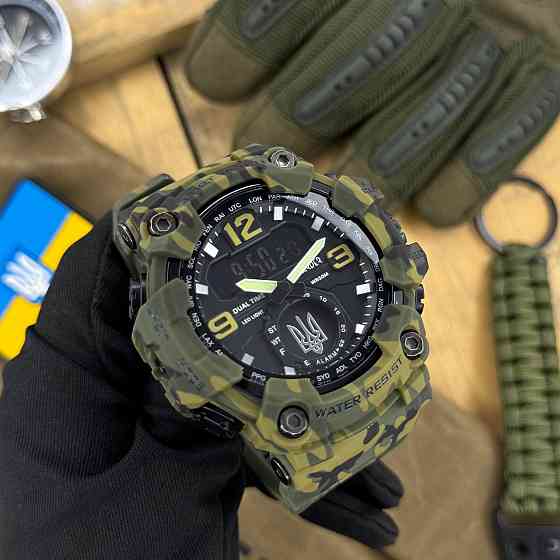 Awarder 004 Тризуб срібло Camo Green Киев